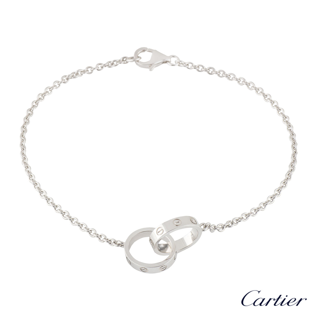 Cartier Love Interlocking Bracelet 18K Yellow Gold - - Jewelry